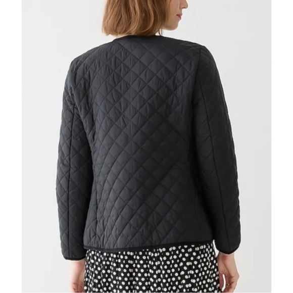 J. Crew Quilted Puffer Lady Jacket with PrimaLoft Black - Picture 2 of 11